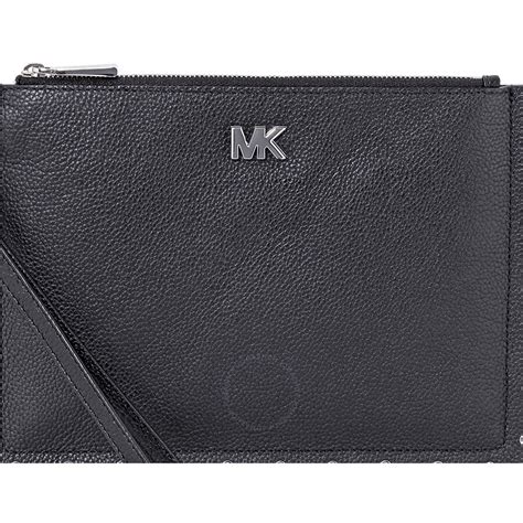 michael michael kors medium scallop leather zip clutch|Michael Kors Medium Scallop Leather Zip Pouch.